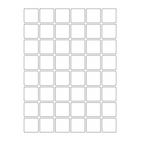 40459 - Label Size 30mm x 30mm - 48 label(s) per sheet