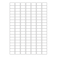 40460 - Label Size 25mm x 15mm - 126 label(s) per sheet