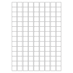 40461 - Label Size 20mm x 20mm - 126 label(s) per sheet