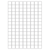 40461 - Label Size 20mm x 20mm - 126 label(s) per sheet