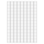 40462 - Label Size 20mm x 10mm - 252 label(s) per sheet