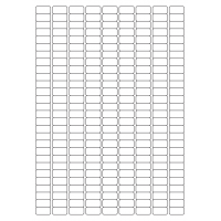 40462 - Label Size 20mm x 10mm - 252 label(s) per sheet