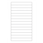 40464 - Label Size 145mm x 19mm - 14 label(s) per sheet