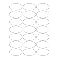 40477 - Label Size 65mm x 35mm - 21 label(s) per sheet