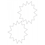 40490 - Label Size 130mm x 150mm - 2 label(s) per sheet
