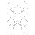 40492 - Label Size 70mm x 70mm - 11 label(s) per sheet