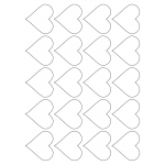 40493 - Label Size 50mm x 53mm - 20 label(s) per sheet