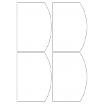 40497 - Label Size 98mm x 140mm - 4 label(s) per sheet