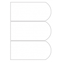 40500 - Label Size 195mm x 90mm - 3 label(s) per sheet