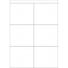 40501 - Label Size 105mm x 94.5mm - 6 label(s) per sheet 
