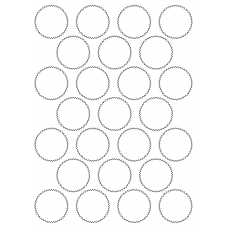 40502 - Label Size 44mm x 44mm - 25 label(s) per sheet 
