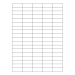 40511 - Label Size 40mm x 15mm - 90 label(s) per sheet