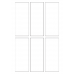 40512 - Label Size 55mm x 135mm - 6 label(s) per sheet