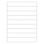 40513 - Label Size 200mm x 30mm - 9 label(s) per sheet