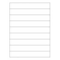 40513 - Label Size 200mm x 30mm - 9 label(s) per sheet