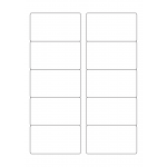 40514 - Label Size 90mm x 50mm - 10 label(s) per sheet