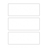 40519 - Label Size 195mm x 75mm - 3 label(s) per sheet