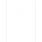 40520 - Label Size 210mm x 98.4mm - 3 label(s) per sheet