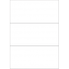 40520 - Label Size 210mm x 98.4mm - 3 label(s) per sheet 
