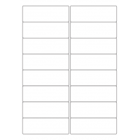 40527 - Label Size 99.1mm x 34mm - 16 label(s) per sheet