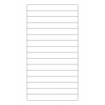 40531 - Label Size 145mm x 16.9mm - 16 label(s) per sheet