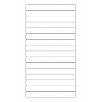 40531 - Label Size 145mm x 16.9mm - 16 label(s) per sheet