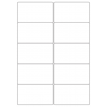 40533 - Label Size 99mm x 57mm - 10 label(s) per sheet
