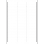 40536 - Label Size 64mm x 33.9mm - 24 label(s) per sheet