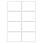 40539 - Label Size 97mm x 68mm - 8 label(s) per sheet
