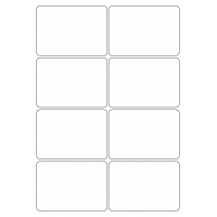 40539 - Label Size 97mm x 68mm - 8 label(s) per sheet