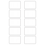 40543 - Label Size 75mm x 51mm - 10 label(s) per sheet
