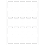 40546 - Label Size 34mm x 51mm - 25 label(s) per sheet