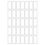40549 - Label Size 24mm x 51mm - 35 label(s) per sheet