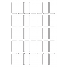 40549 - Label Size 24mm x 51mm - 35 label(s) per sheet 