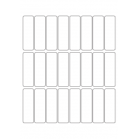 40550 - Label Size 23mm x 73mm - 24 label(s) per sheet