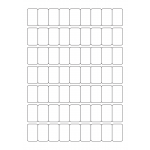 40551 - Label Size 21mm x 34mm - 63 label(s) per sheet