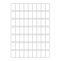 40551 - Label Size 21mm x 34mm - 63 label(s) per sheet