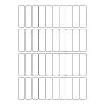 40552 - Label Size 18mm x 63mm - 40 label(s) per sheet