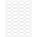 40554 - Label Size 45mm x 25mm - 40 label(s) per sheet