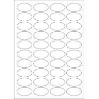 40554 - Label Size 45mm x 25mm - 40 label(s) per sheet