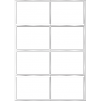 40559 - Label Size 97mm x 66mm - 8 label(s) per sheet
