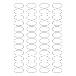 40566 - Label Size 38mm x 20mm - 48 label(s) per sheet