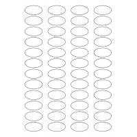 40566 - Label Size 38mm x 20mm - 48 label(s) per sheet