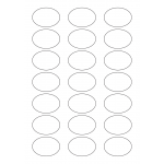 40567 - Label Size 50mm x 35mm - 21 label(s) per sheet