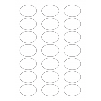 40567 - Label Size 50mm x 35mm - 21 label(s) per sheet