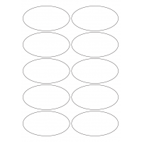 40568 - Label Size 98mm x 52mm - 10 label(s) per sheet