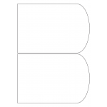 40569 - Label Size 200mm x 136mm - 2 label(s) per sheet