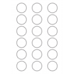 40571 - Label Size 42mm x 42mm - 18 label(s) per sheet