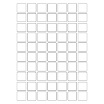 40576 - Label Size 25mm x 25mm - 70 label(s) per sheet