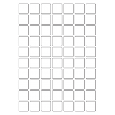 40576 - Label Size 25mm x 25mm - 70 label(s) per sheet 